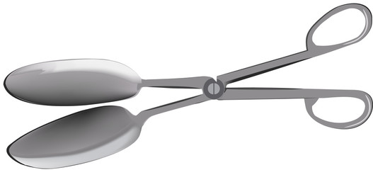cucchiaio a forbice