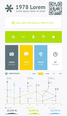 Flat Elements of Infographics