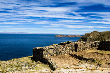 Isla del Sol on the Titicaca lake, Bolivia.