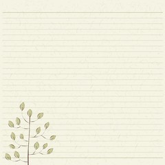 tree letter paper - 53555597