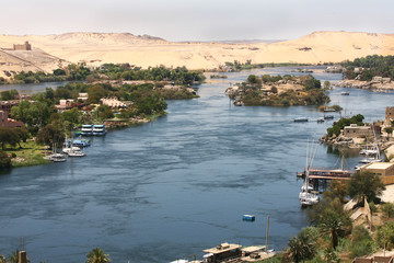 Life on the River Nile in Egypt