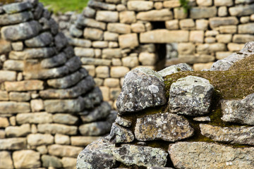Machu Picchu, the ancient Inca city in the Andes, Peru