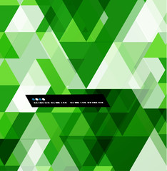 Modern geometrical abstract template