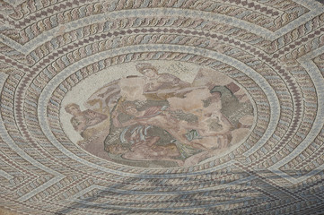Paphos Mosaics. Theseus and the Minotaur