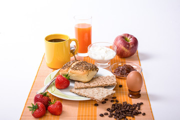 Breakfast with many things