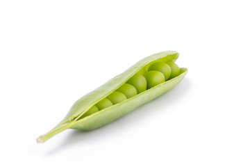 Pea pods and peas