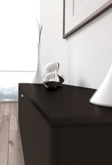 Innenraum entspannend modern hell