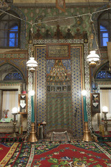 Detail of interior decoration, Mosque in Pljevlja, Montenegro