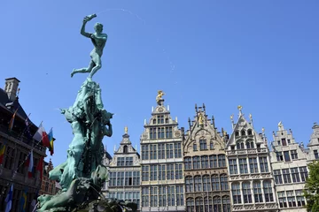 Fototapeten Grand Place in Antwerpen © danieldefotograaf