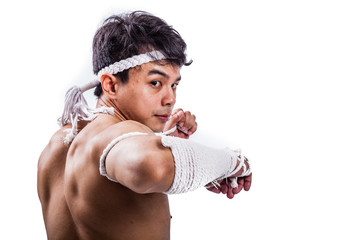 a thai boxer