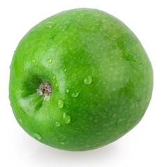 apple, green, drop water