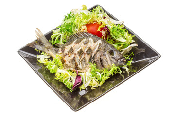 Grilled Tilapia with salad