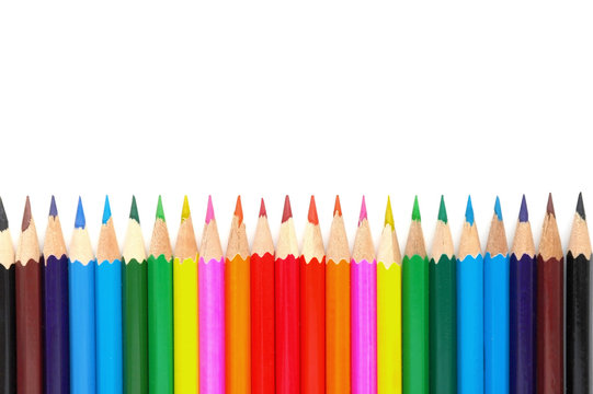 Set color pencils