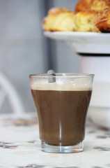 Breakfast with coffe