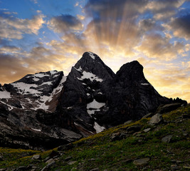 Marmolada peak,Val di Fassa - Italy Alps