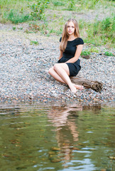 Portrait of a teenage girl