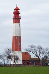 Leuchtturm in Flügge auf Fehmarn, Schleswig-Holstein