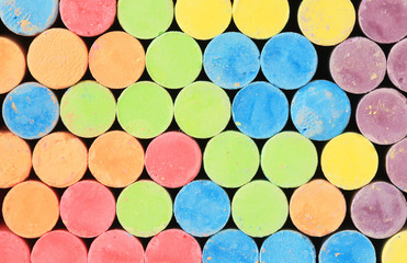 Colored Chalk Crayons