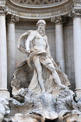 Neptune, fontaine de Trevi