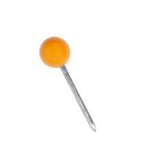 Orange Push Pin Extreme Macro