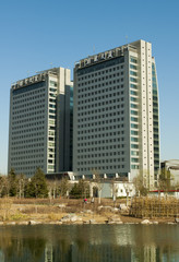 Beijing (Peking), China - Hochhaus, Architektur