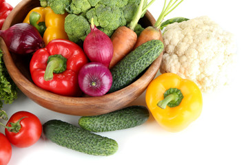 Fresh vegetables close up