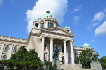 Assemblée nationale serbe à Belgrade