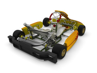 Fototapeta premium Go-kart