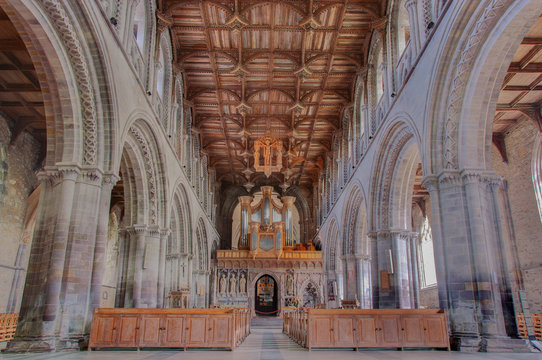 St. Davids Cathedral, Wales, UK