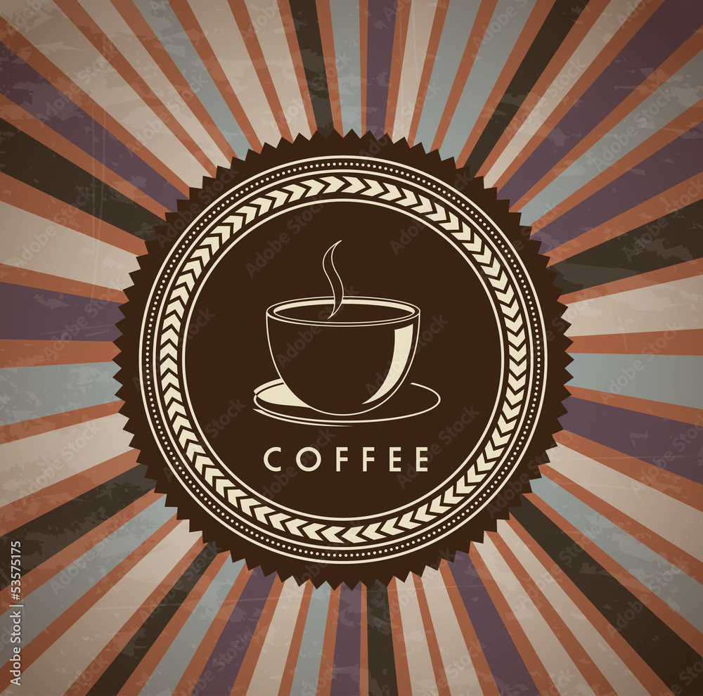 Wall mural coffee vector