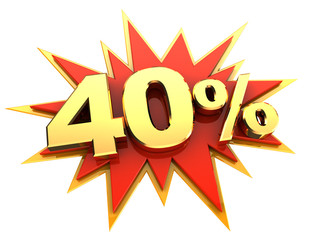 special offer forty percent