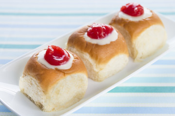 Guava Cream Cheese Custard Rolls