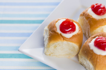 Guava Cream Cheese Custard Rolls