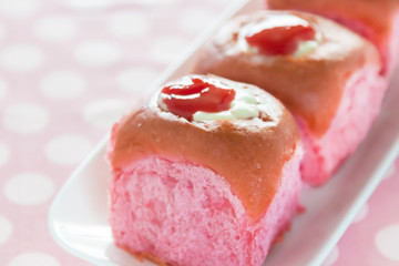 Guava Cream Cheese Custard Rolls