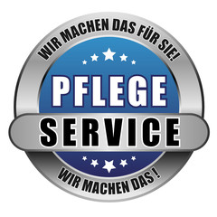 5 Star Button blau PFLEGESERVICE WMDFS WMD