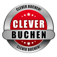 5 Star Button rot CLEVER BUCHEN CB CB