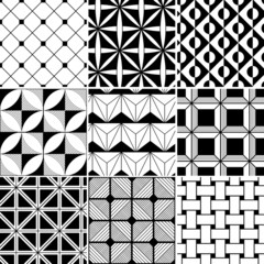 Fototapeta premium monochrome abstract seamless background