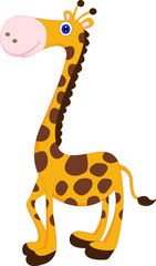 cute giraffe cartoon