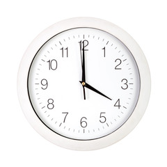 Clock face showing four o'clock