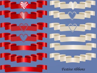 Festive ribbons
