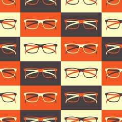 Glasses Seamless Pattern