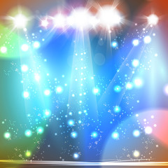 Stage, Vector illustration