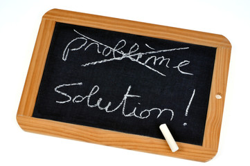 Obraz premium La solution du problème