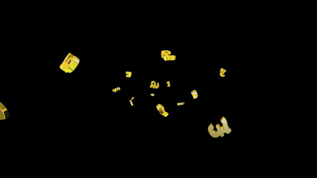 Pounds symbols fall, with alpha. Find similar in our portfolio.