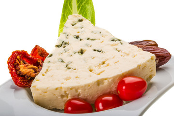 Spanish cheese with mould