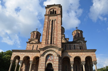 Fototapeta na wymiar Kościół Saint Marc Belgradzie, Serbia