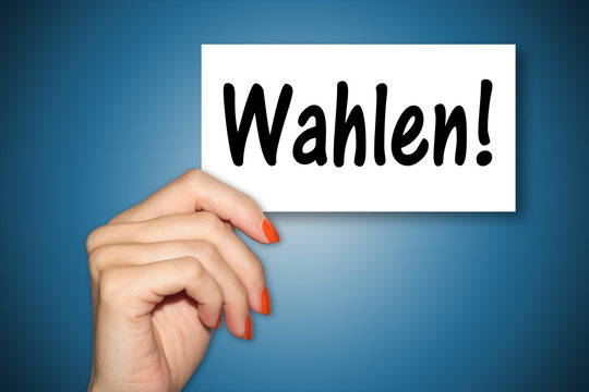 Karte - Wahlen!