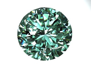 Fototapeta premium diamond on white background with high quality