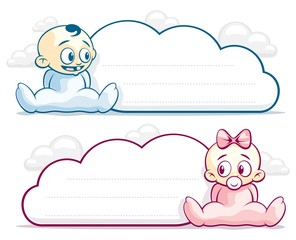 Baby Cloud Blank