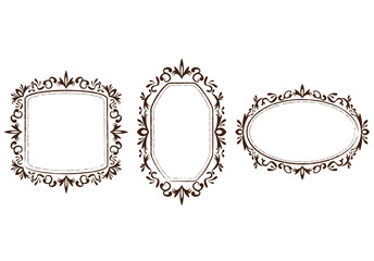 バロック調のフレーム